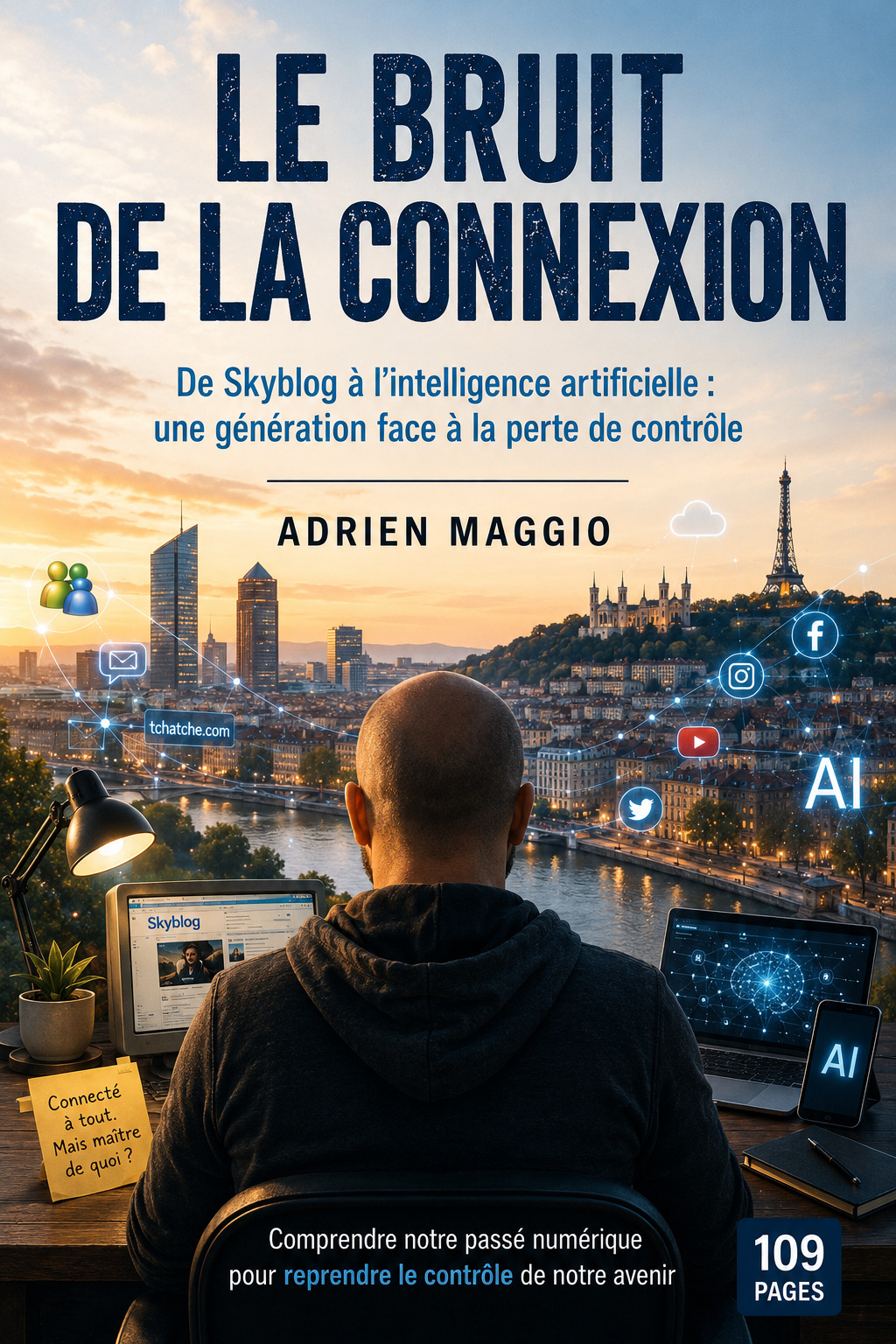Couverture — Le Bruit de la Connexion — De Skyblog à l'intelligence artificielle